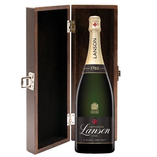 Magnum of Lanson Le Black Creation 150cl in Elm Wood Gift Box